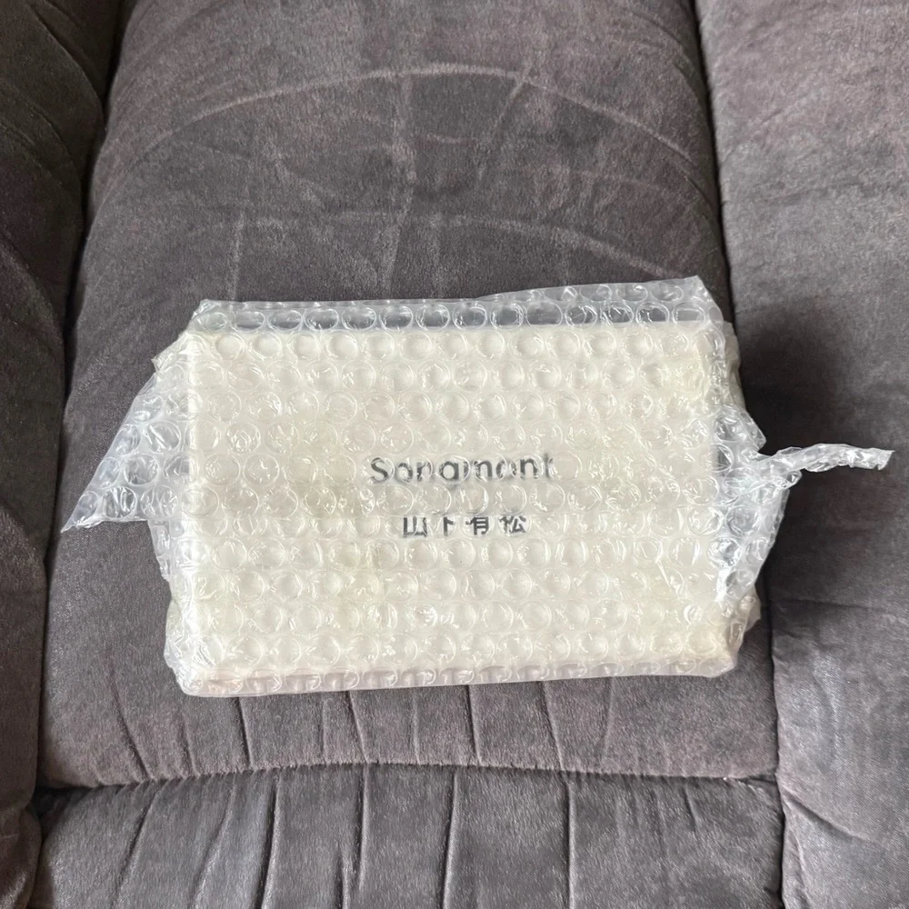 BNWT Songmont Faith Stone Bag Charm in Sandal - Picture 2 of 11